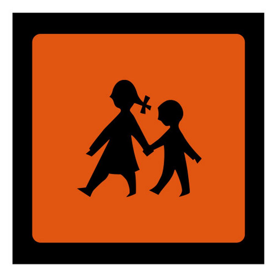 Schulbus-Schilder Selbstklebefolie