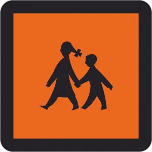 Schulbus-Schilder  Magnet