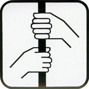 Symbol-Aufkleber "Haltestange"